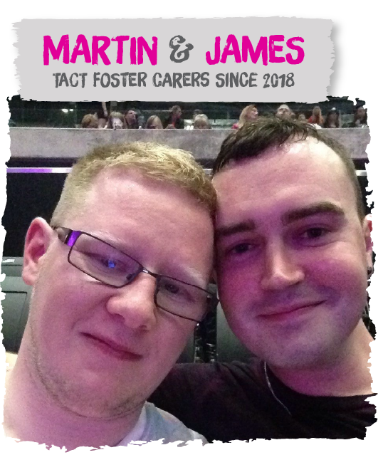 This is Martin & James who have fostered LGBT children since 2018